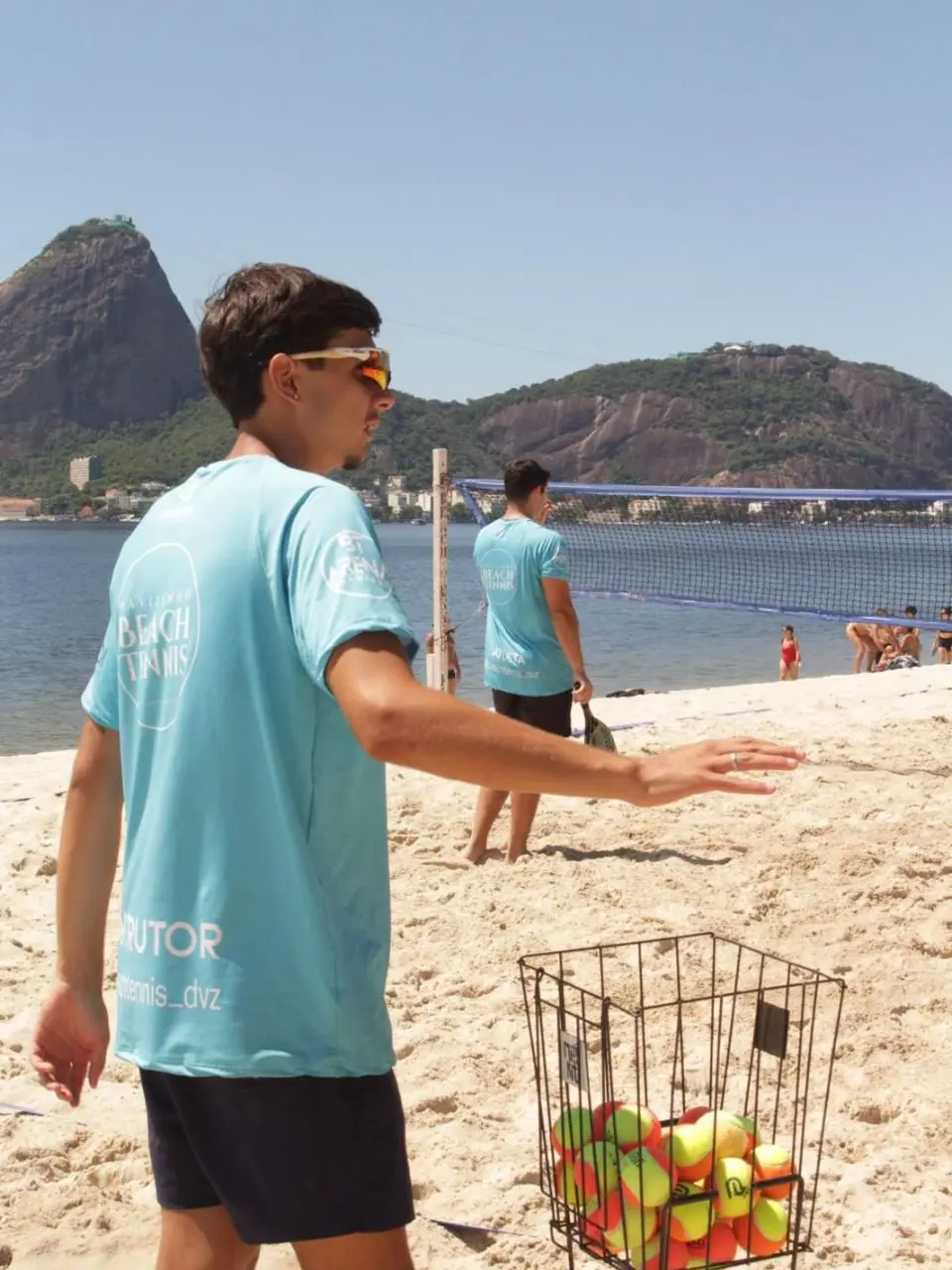 David Mansano (Davizinho) na Praia do Flamengo